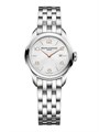 Baume &amp, Mercier Кварцевые часы Clifton с браслетом из нержавеющей стали, водонепроницаемость 5 ATM, 30 мм 11019011