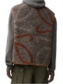 Синий жилет из шерпа Loewe с логотипом Anagram, регулируемым воротником и карманами на молнии 11024517
