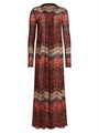 Длинный кардиган Missoni с металлическим зигзагообразным узором, из 80% вискозы, Италия 11020631