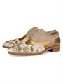 Christian Louboutin Итальянские оксфорды Education Esquisse Florale с вышивкой из ламе и нубука 11009862