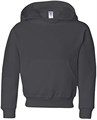 Удобное молодежное худи с капюшоном Jerzees 50/50, сочетание полиэстера и хлопка, серый цвет 10022434