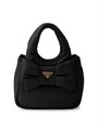 Prada Мини-сумка из переработанного нейлона с бантом, 3 отделения, съемный ремешок из наппы 11030182