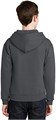 Удобное молодежное худи с капюшоном Jerzees 50/50, сочетание полиэстера и хлопка, серый цвет 10022434