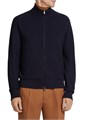 Кардиган на молнии из кашемира и шелка от Zegna, 70% кашемир, 30% шелк, Италия 11019322