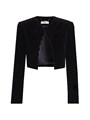 Chloe Cotton Velvet Crop Jacket 11025778