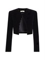 Chloe Cotton Velvet Crop Jacket 11025778