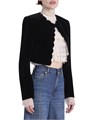 Chloe Cotton Velvet Crop Jacket 11025778