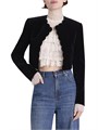 Chloe Cotton Velvet Crop Jacket 11025778