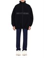 Спортивная куртка Balenciaga с молнией, сжатая шерсть и черная нейлоновая подкладка, Италия 11015416