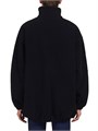 Спортивная куртка Balenciaga с молнией, сжатая шерсть и черная нейлоновая подкладка, Италия 11015416