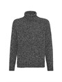 Brunello Cucinelli Итальянский джемпер с воротником-стойкой из смеси альпаки, мериносовой шерсти и кашемира 11016198