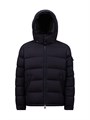 Moncler Классическая утепленная шерстяная куртка Montgenevre с капюшоном и пуховым наполнителем из фланели 11015759