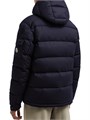 Moncler Классическая утепленная шерстяная куртка Montgenevre с капюшоном и пуховым наполнителем из фланели 11015759