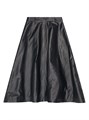 Юбка A-Line Balenciaga из бычьей кожи с застежкой-молнией, средней посадкой и четырьмя шлевками для ремня 11029352